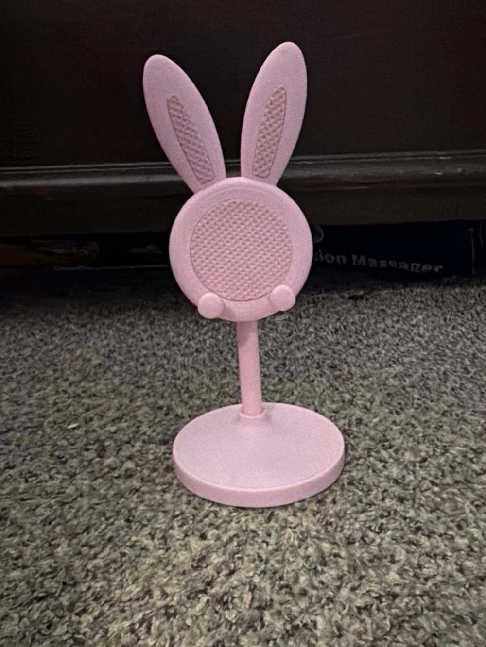 SHEIN Pink Bunny Phone Stand
